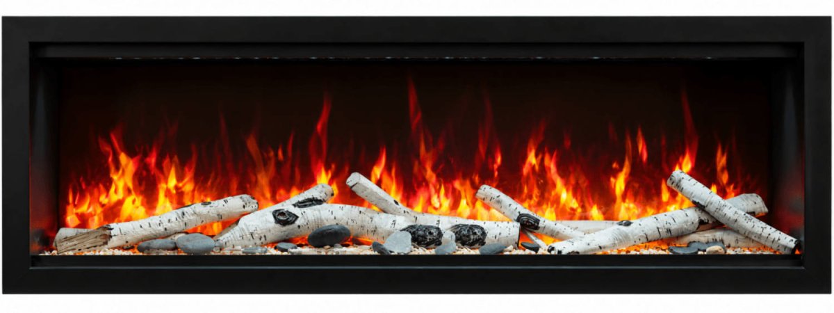 Symmetry Extra Tall Smart Electric Fireplace - Eternal Flame Outdoors