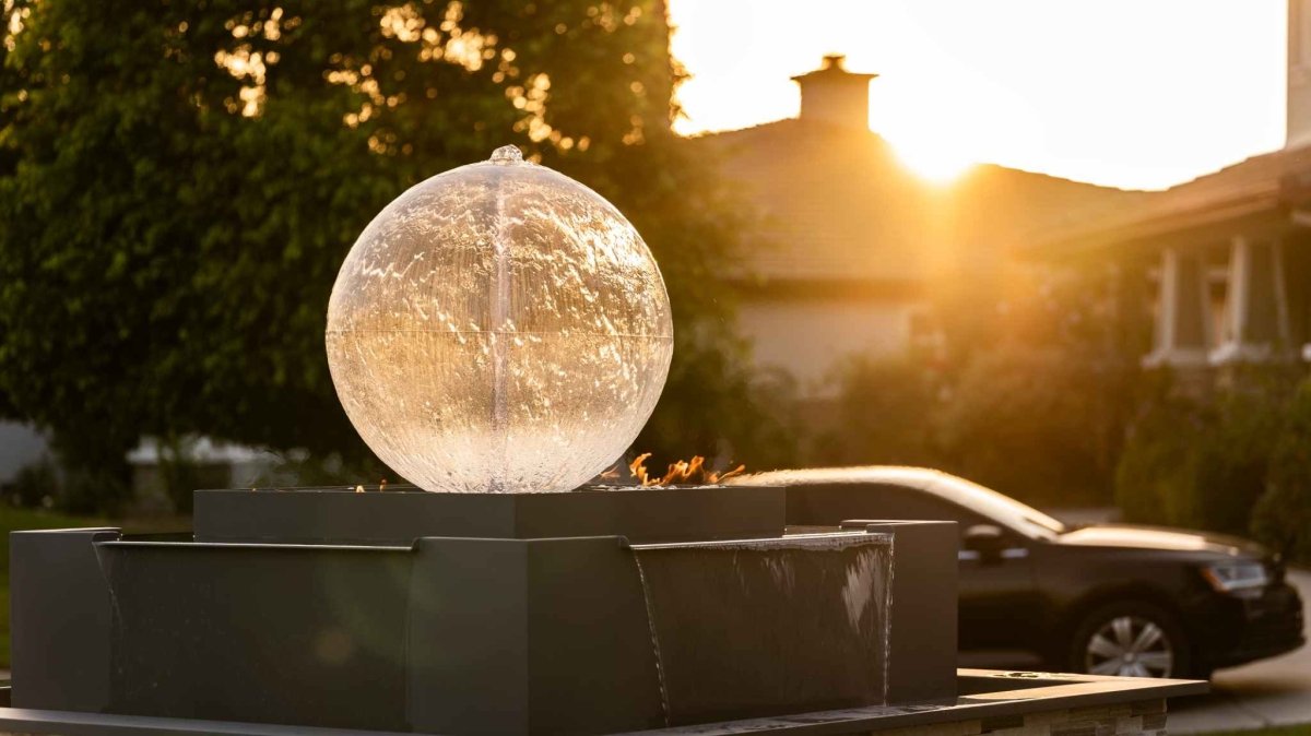 The Outdoor Plus Atlas Fire & Water Self-Contained Unit - Eternal Flame Outdoors