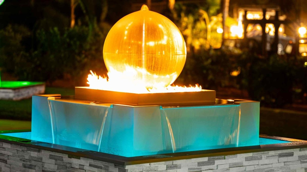 The Outdoor Plus Atlas Fire & Water Self-Contained Unit - Eternal Flame Outdoors