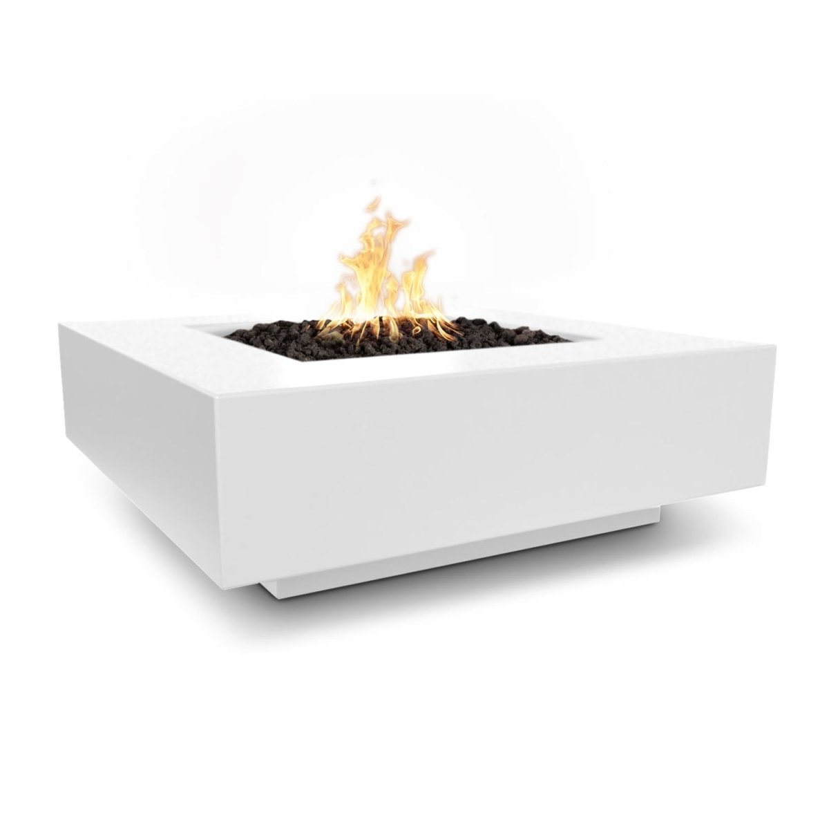 The Outdoor Plus Cabo Square Fire Pit - GFRC Concrete - 48" - Eternal Flame Outdoors