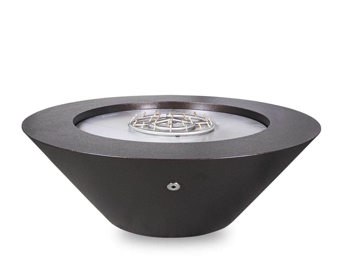The Outdoor Plus Cazo Fire Pit Wide Ledge - Powder Coat - 60" - Eternal Flame Outdoors