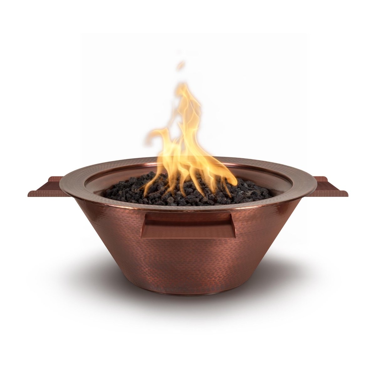 The Outdoor Plus Cazo Fire & Water Bowl ® Copper 4-Way Spill - Eternal Flame Outdoors
