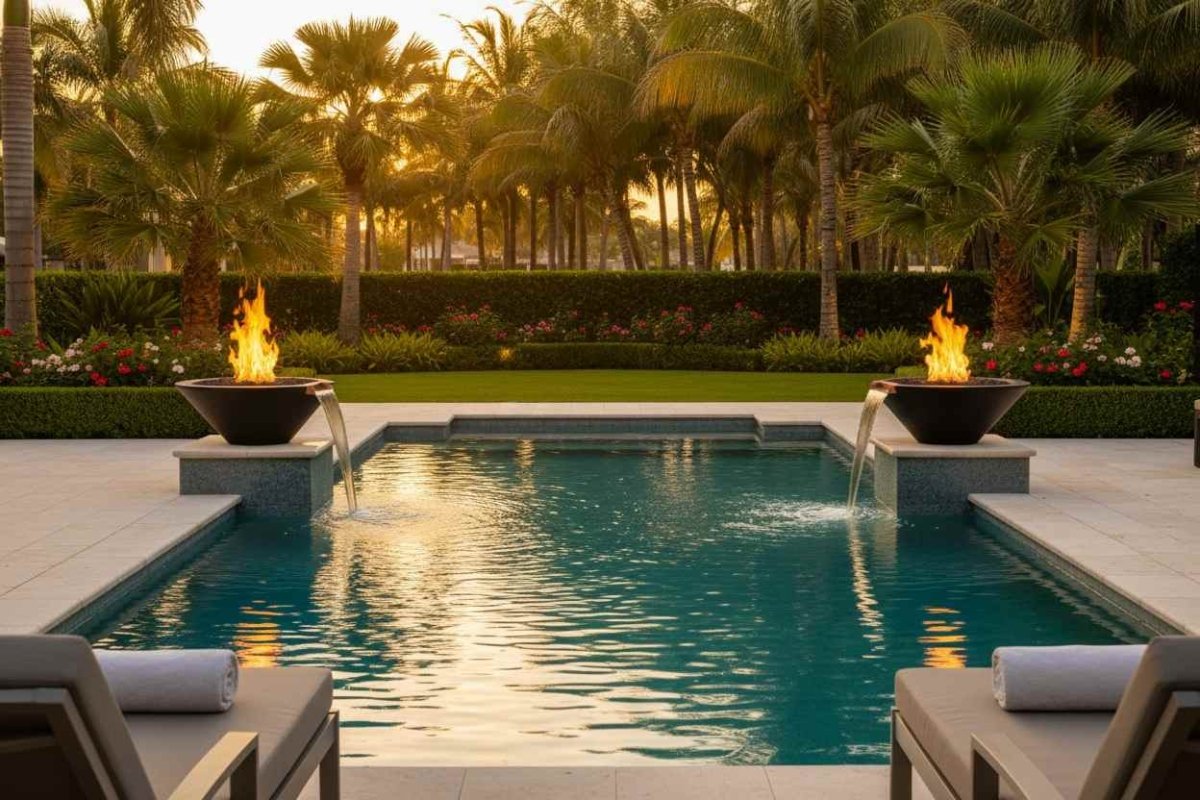 The Outdoor Plus Cazo Fire & Water Bowl-Low Voltage Electronic Ignition-NG - Eternal Flame Outdoors