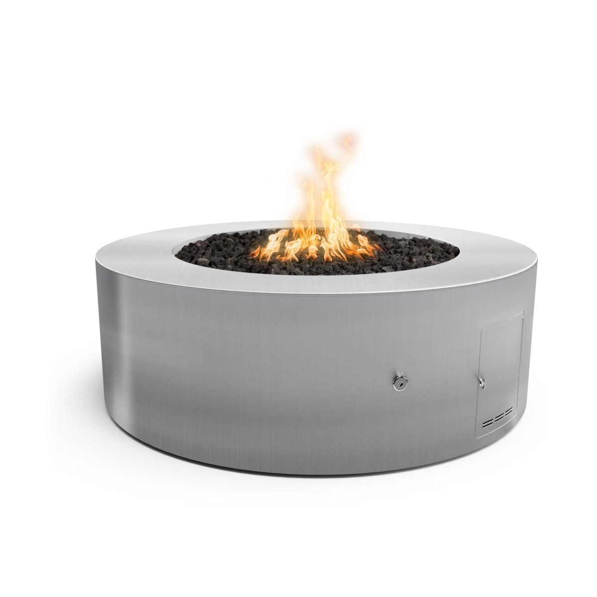 The Outdoor Plus Unity Fire Pit - Metal Collection - 24" Tall - 72" - Eternal Flame Outdoors