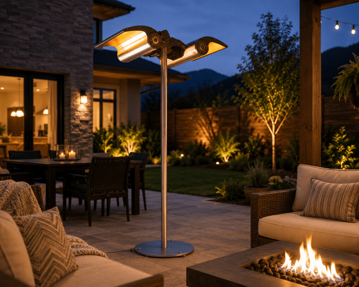 True Flame DSH Electric Infrared Heater - 240V, 2000W - Eternal Flame Outdoors