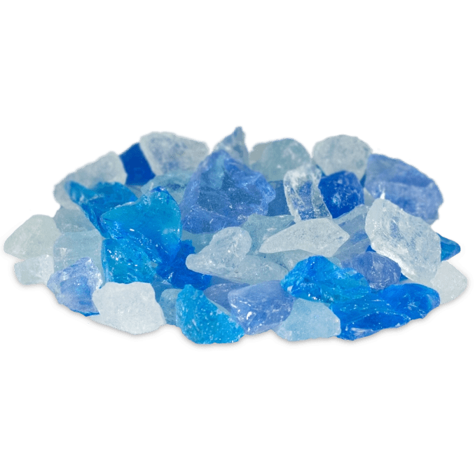 True Flame Fireglass 1/2" to 3/4" - 10 lb. - Eternal Flame Outdoors