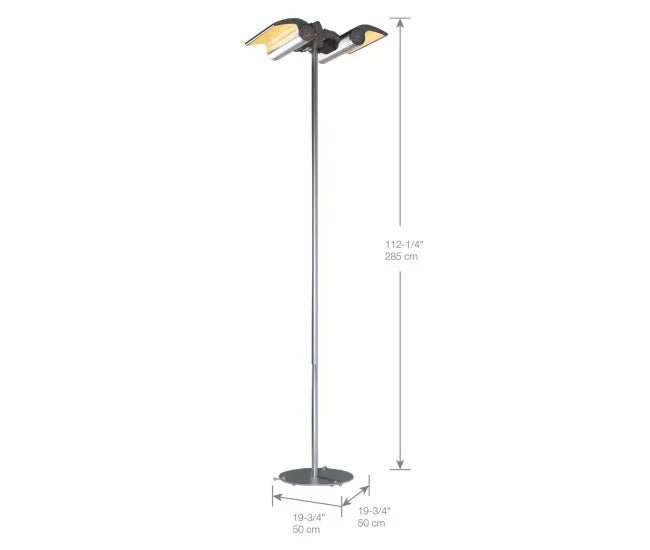 True Flame - Floor Stand for Electric Infrared Heater (DSH20W) - Eternal Flame Outdoors