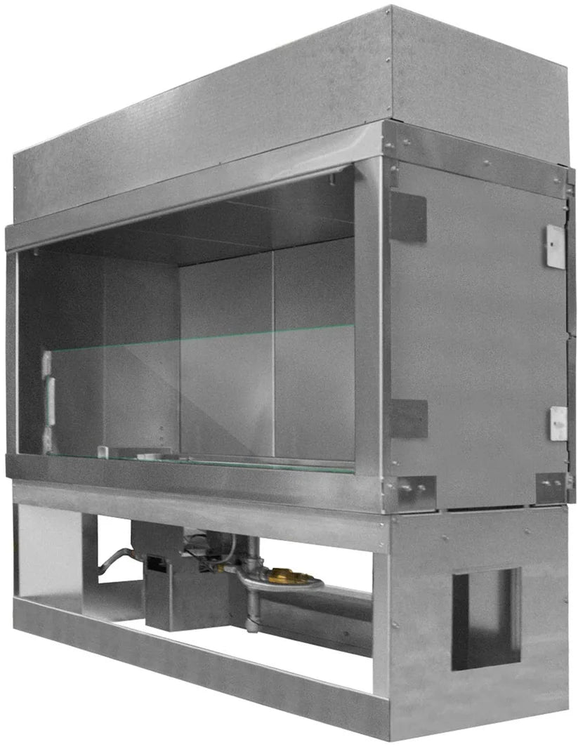 True Flame Kalea Bay Outdoor Linear Fireplace with LED Lights - Eternal Flame Outdoors