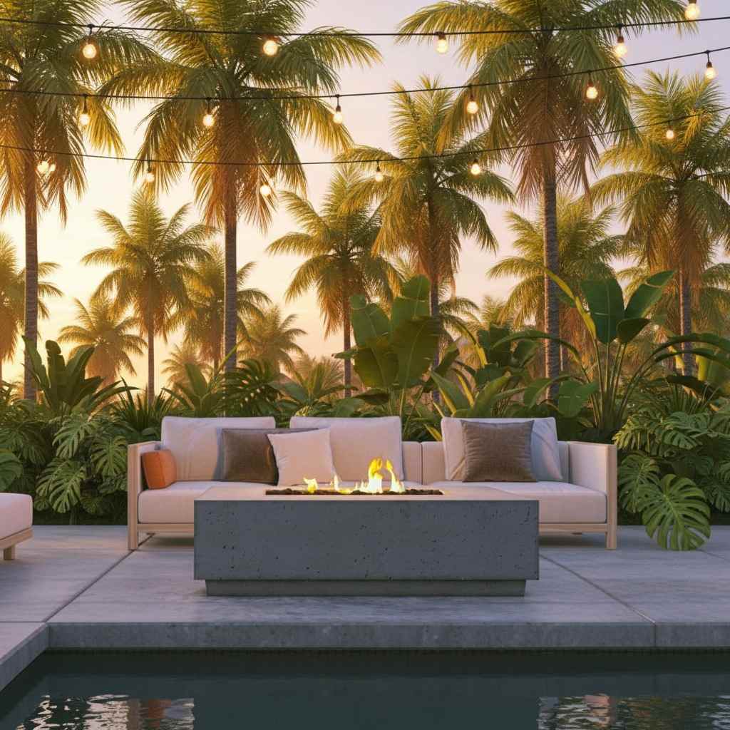 True Flame Sanctuary 1 Rectangular 76" Fire Table - Eternal Flame Outdoors