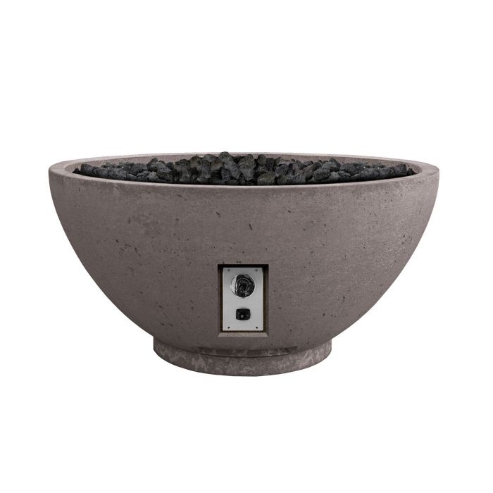 True Flame Sanctuary 2 39" Round Fire Bowl with Burner - Eternal Flame Outdoors