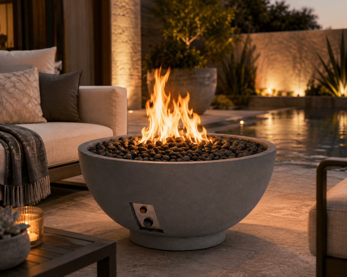 True Flame Sanctuary 3 - 29" Fire Bowl - Pro Series - Eternal Flame Outdoors