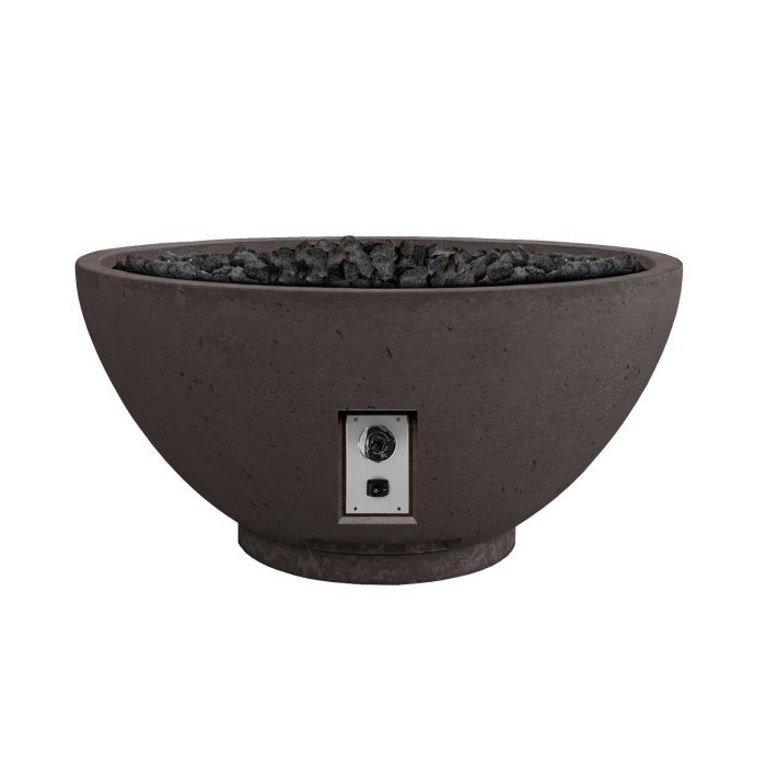 True Flame Sanctuary 3 29" Round Fire Bowl with Burner - Eternal Flame Outdoors