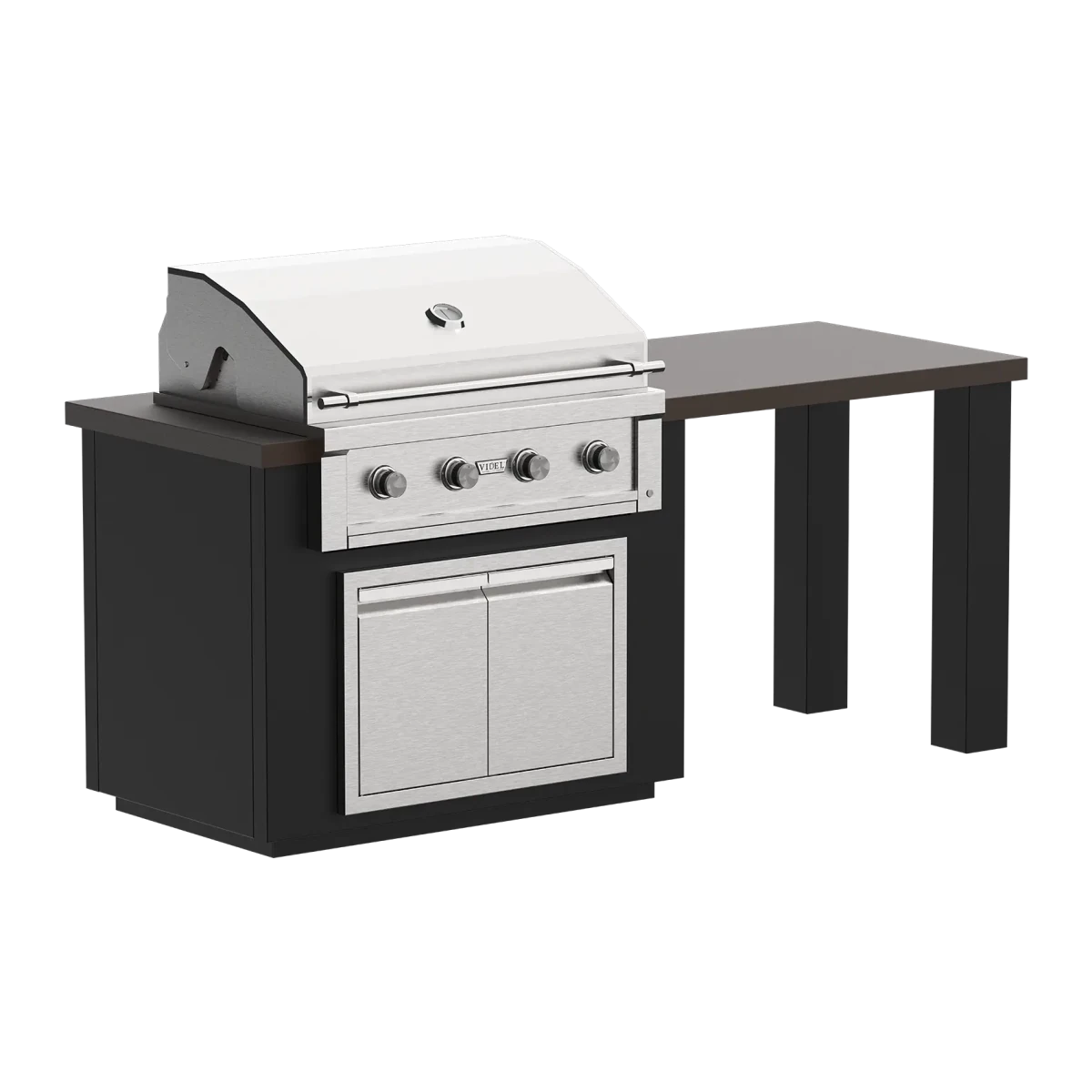 Videl Alta 84T - BBQ Island - Eternal Flame Outdoors