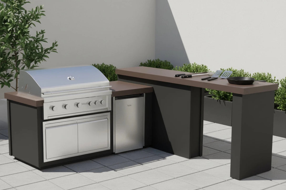 Videl Luxe 96L - BBQ Island - Eternal Flame Outdoors