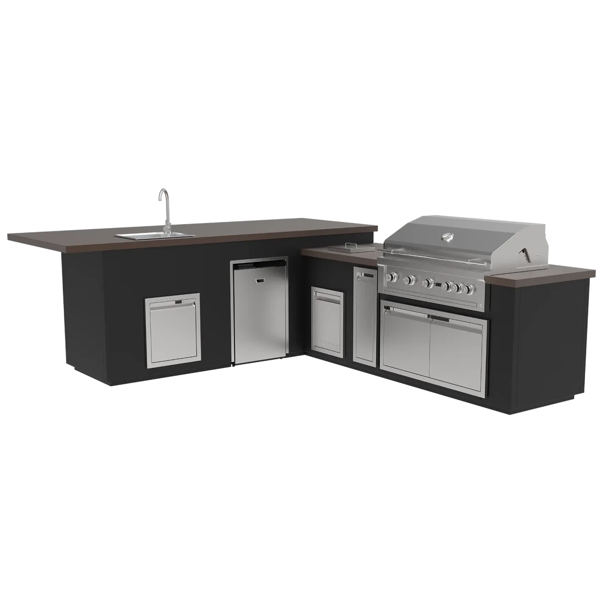 Videl Maestro 134L - BBQ Island - Eternal Flame Outdoors