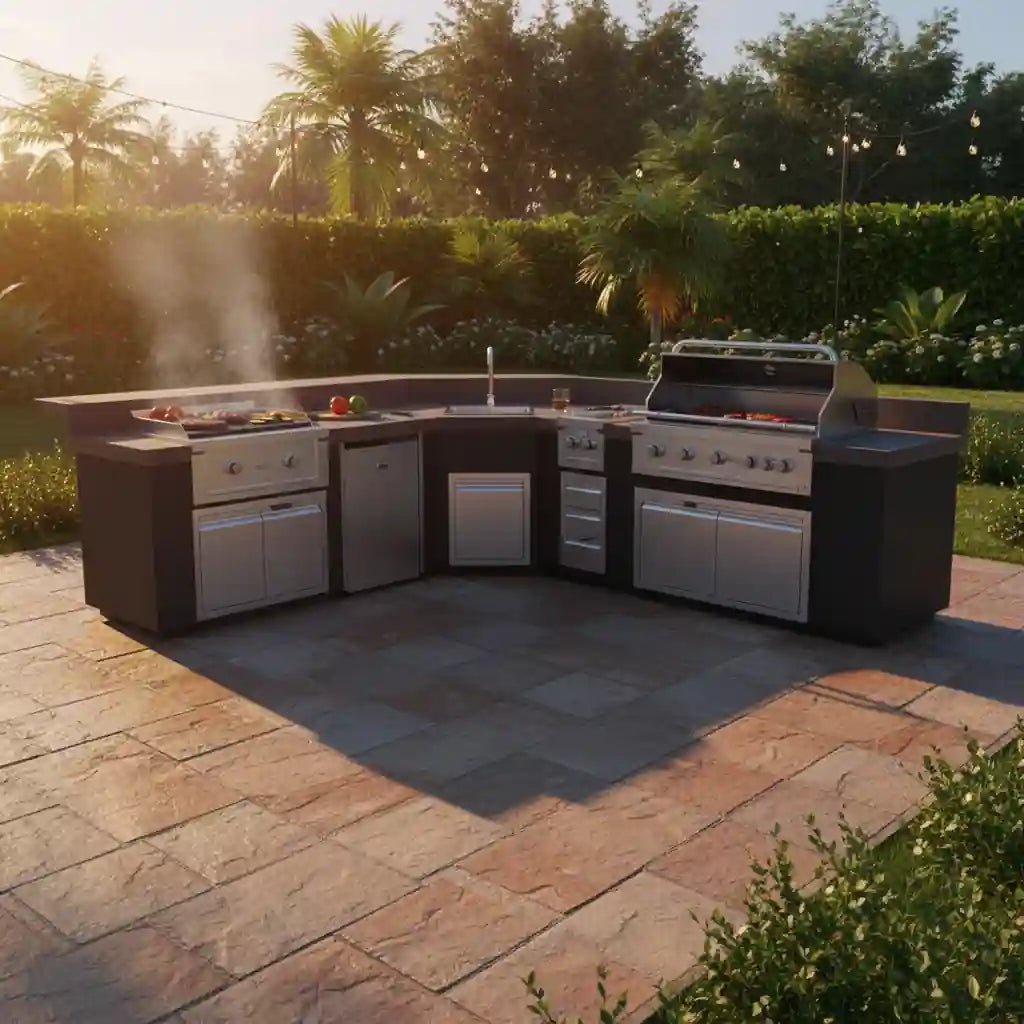Videl Maestro 144L - BBQ Island - Eternal Flame Outdoors
