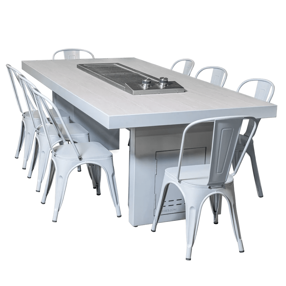 Videl Santa Barbara Anza Cooking Table - Powder Coat Top and Base - Eternal Flame Outdoors